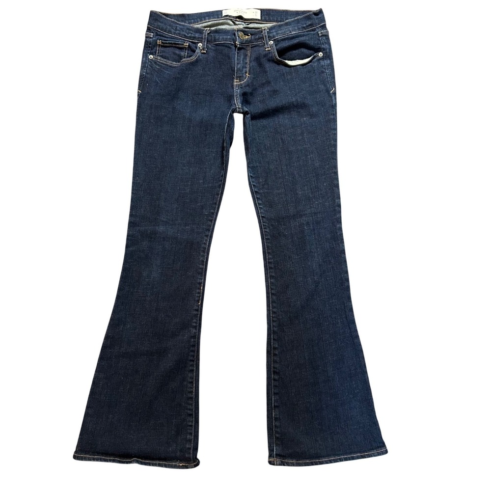 Abercrombie & Fitch Bootcut Jeans Womens 6S 28 (Fits 30x29) Dark Wash